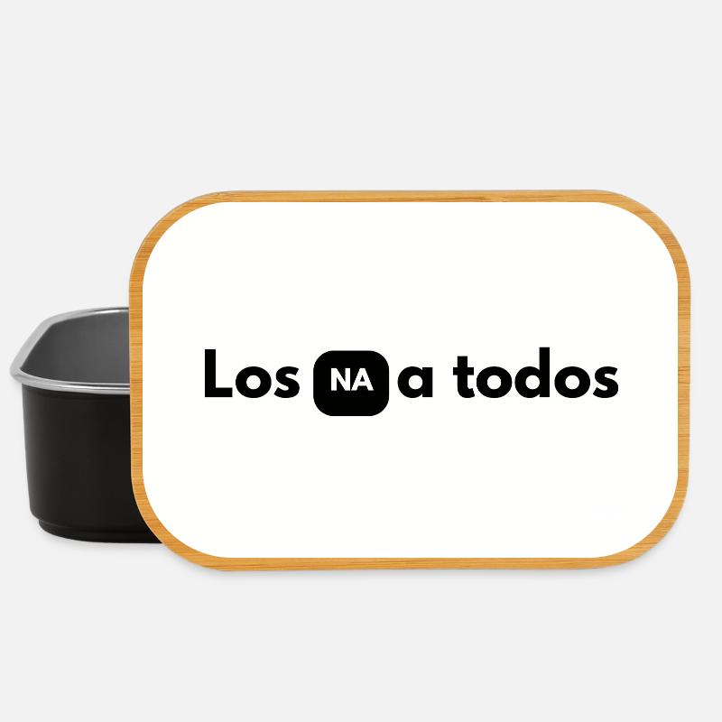 NA in der schwarzen Box zwischen den Buchstaben - Lunch Box - Schwarz