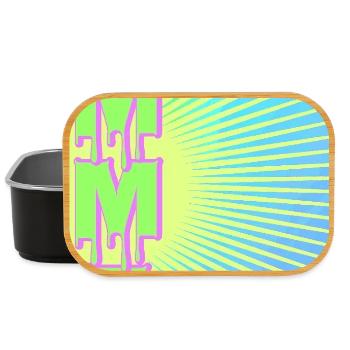 Sommer Sonnenstrahlen Neon  - Lunch Box - Schwarz - Vorne