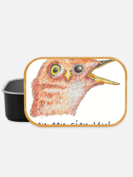 PlattSnack – Den een sien Uul... - Lunch Box - Schwarz