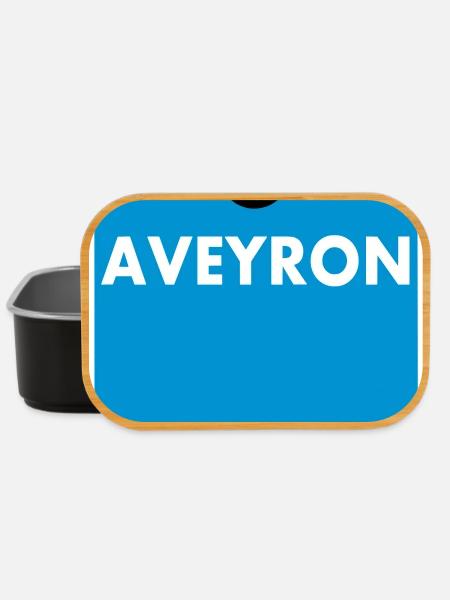 Aveyron - Boîte à goûter - noir