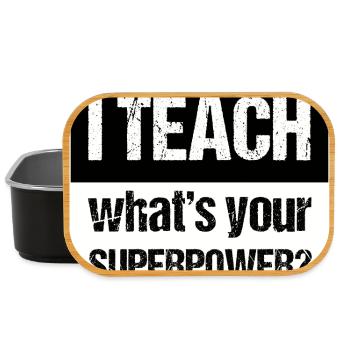 And Teach - Lunch Box - black - Front