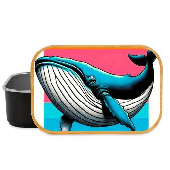 baleine - Boîte à goûter - noir - Devant