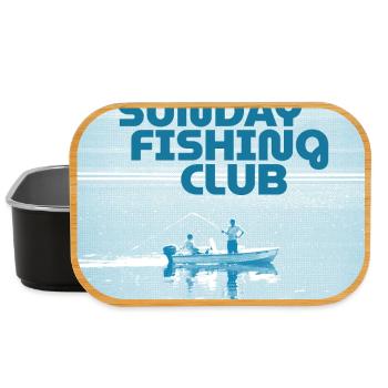 Sunday Fishing Club - Lunch Box - black - Front