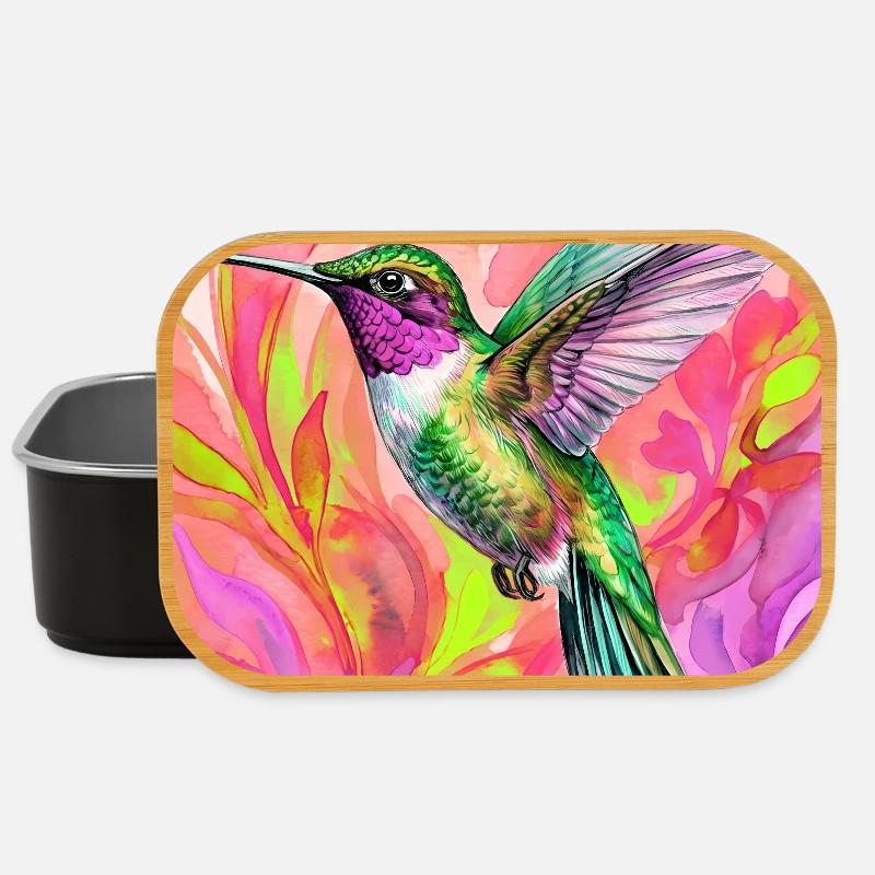 hummingbird - Lunch Box - black