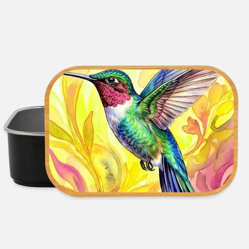 hummingbird - Lunch Box - black