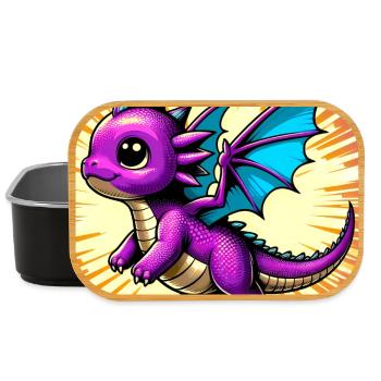 dragon - Lunch Box - black - Front