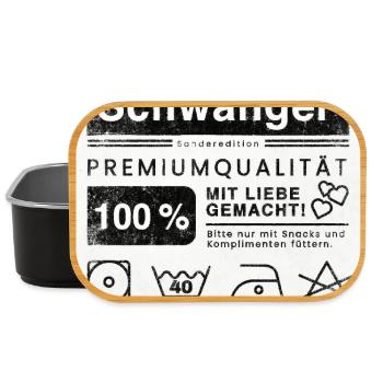 Schwangerschaft Sonderedition  - Lunch Box - Schwarz - Vorne
