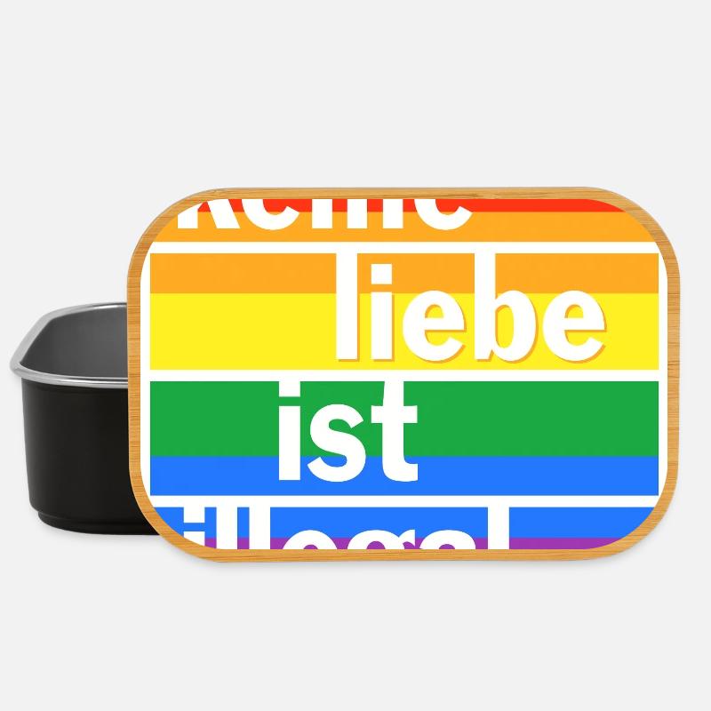 Keine Liebe ist illegal - Lunch Box - Schwarz