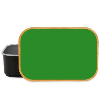 grüner Hintergrund Textur Vorlage personalisieren - Lunch Box - Schwarz - Vorne