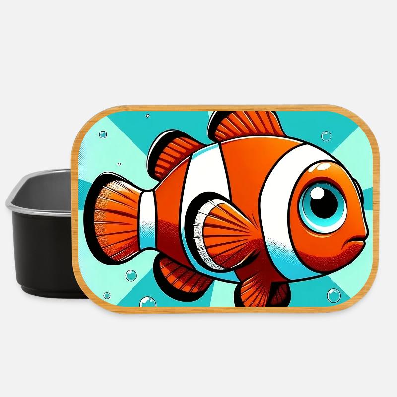 Clownfisch - Lunch Box - Schwarz