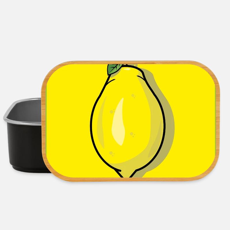 citron citron - Boîte à goûter - noir