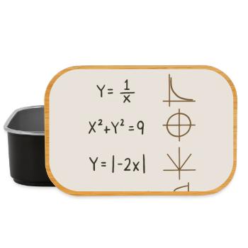 All You Need Is Mathe - Lunch Box - Schwarz - Vorne