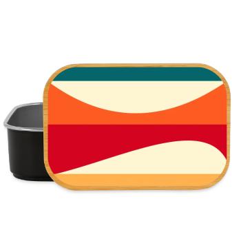 Constructivism - MODERN ART - BACKGROUND - Lunch Box - black - Front