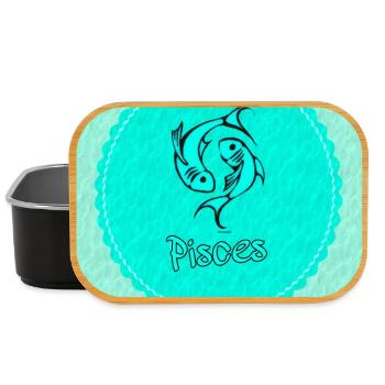 Poissons - Boîte à goûter - noir - Devant