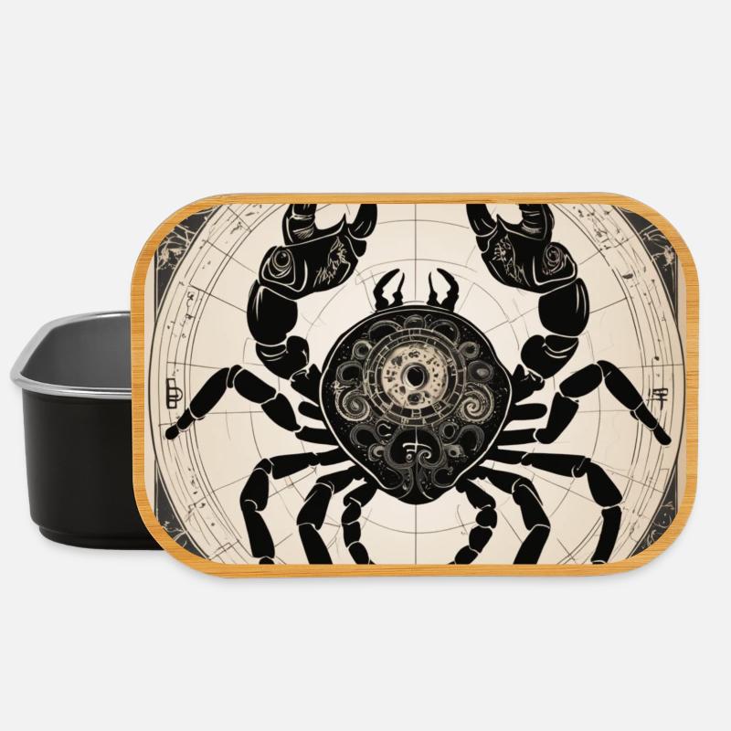 Cancer du zodiaque - Boîte à goûter - noir
