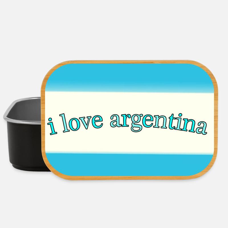J’aime l’Argentine - Boîte à goûter - noir