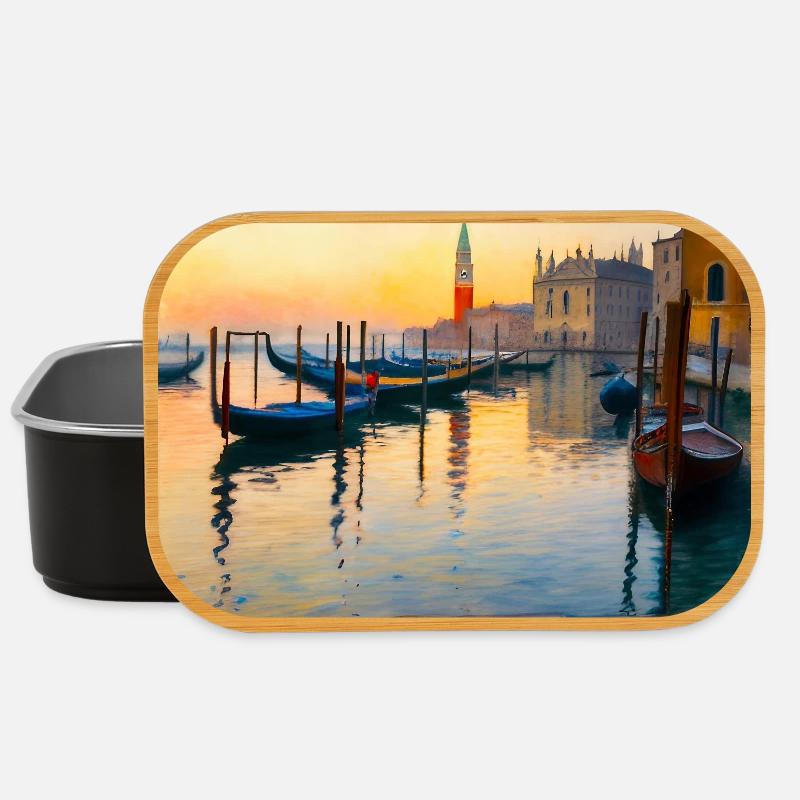 Venedig - Lunch Box - Schwarz
