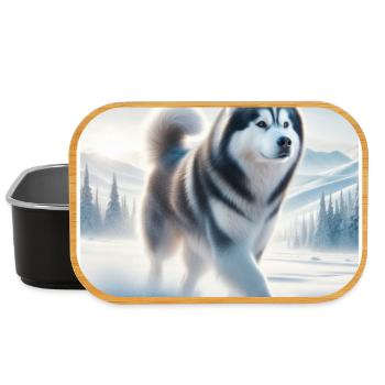 Schlittenhund - Lunch Box - Schwarz - Vorne