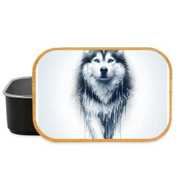 Schlittenhund - Lunch Box - Schwarz - Vorne