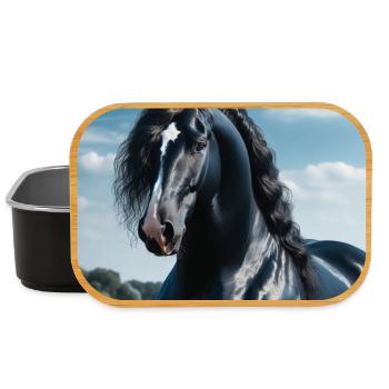 Elegance of the horse - Lunch Box - black - Front