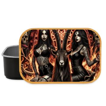 Living with Satan - Lunch Box - black - Front