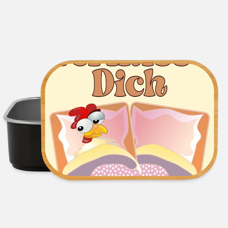 Vermisse Dich - Fernbeziehung - Lunch Box - Schwarz