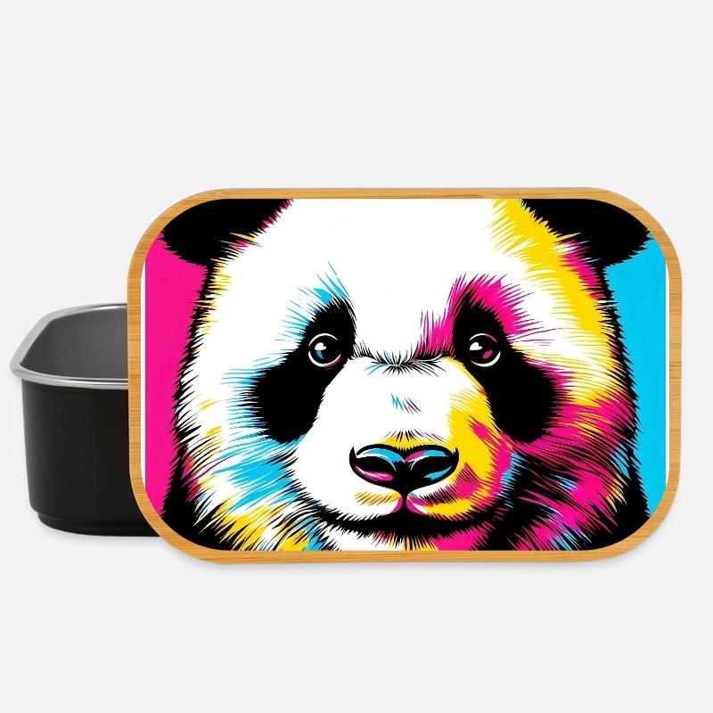 Panda - Lunch Box - Schwarz