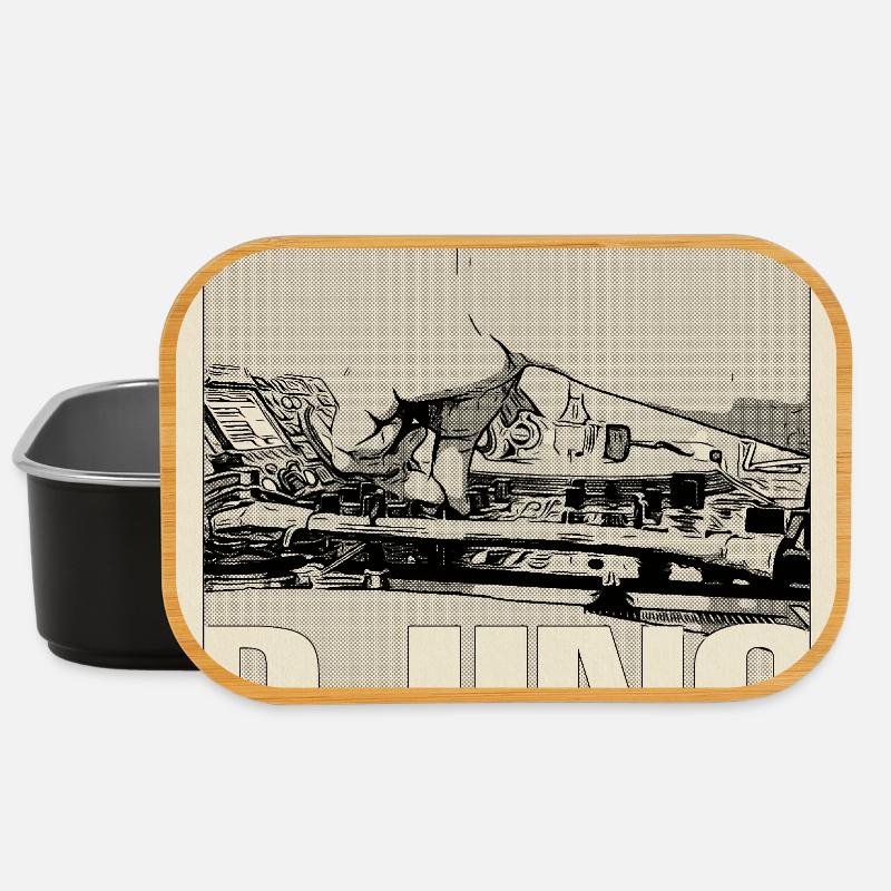 DJing Halftone Mix - Lunch Box - black