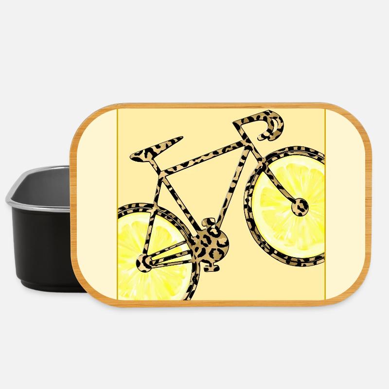 Vélo Cyclisme Bicyclette Citron - Boîte à goûter - noir