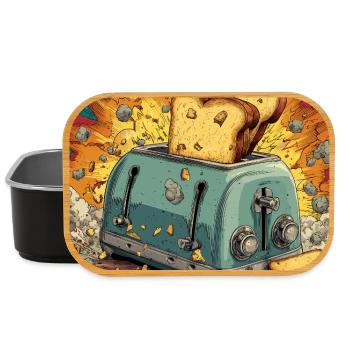 Toast Assault - Lunch Box - Schwarz - Vorne