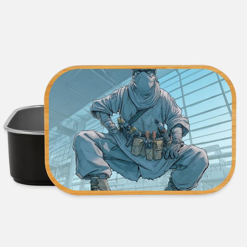 Facility Ninja – Niemand sieht mich, aber alles lä - Lunch Box - Schwarz