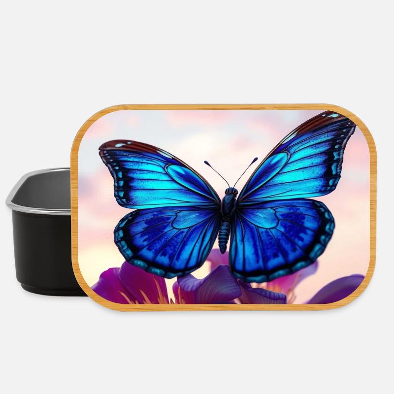 Butterfly - Lunch Box - black