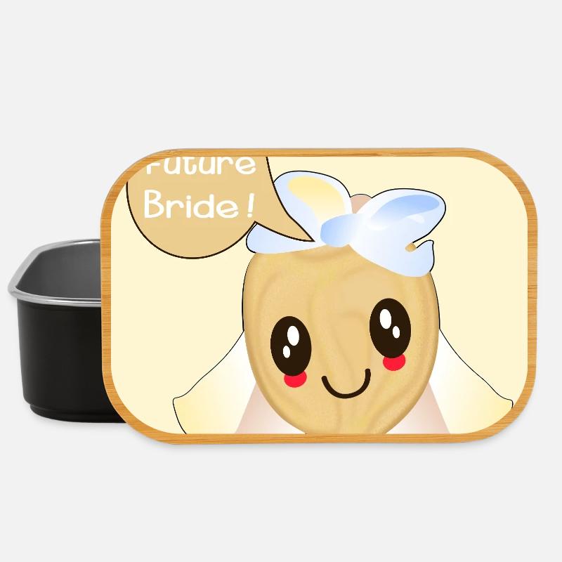 Kawaii Future Bride Kichererbse - Lunch Box - Schwarz