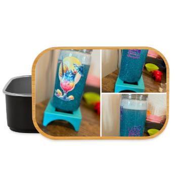 Tasse à paillettes - Boîte à goûter - noir - Devant