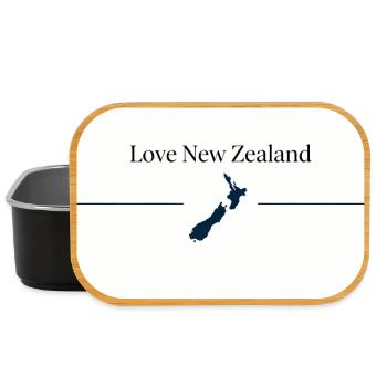 Love New Zealand Silhouette - Boîte à goûter - noir - Devant