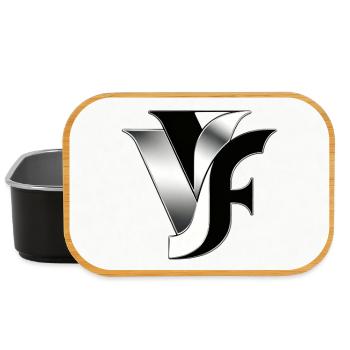 VF Monogramm Metallisch - Lunch Box - Schwarz - Vorne