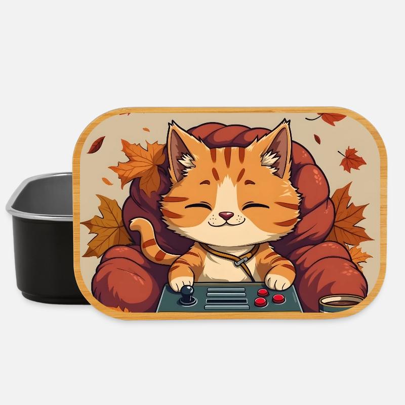 Gaming Cat - Lunch Box - Schwarz