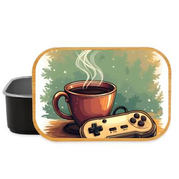 Caffeine & Campaigns - Lunch Box - Schwarz - Vorne