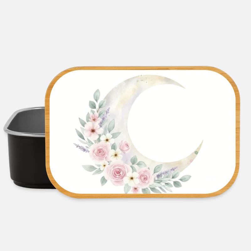 Mondblütenkranz - Lunch Box - Schwarz