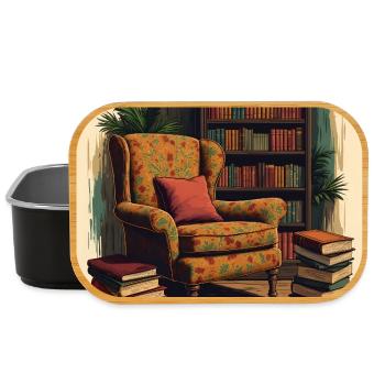 Cozy Reading Chair - Lunch Box - Schwarz - Vorne