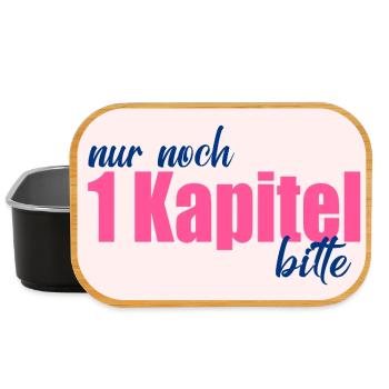 BÜCHER LIEBEN LESEN KAPITEL - Lunch Box - Schwarz - Vorne