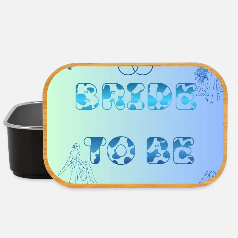 Braut To Be Farbverlauf Muster - Lunch Box - Schwarz