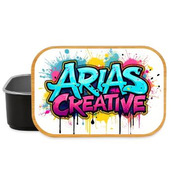 Aris Creative Graffiti Logo - Boîte à goûter - noir - Devant