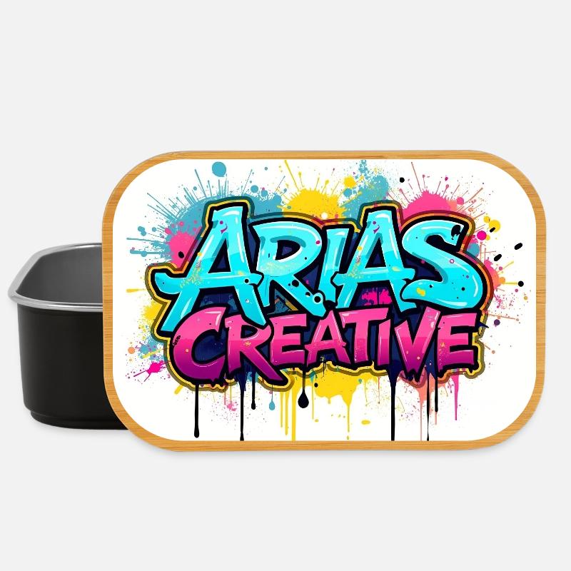 Aris Creative Graffiti Logo - Boîte à goûter - noir
