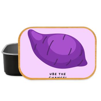 Ube the change - Lunch Box - Schwarz - Vorne