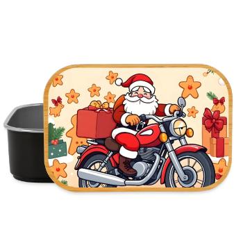 Powered by Gingerbread & Gasoline - Lunch Box - black - Front