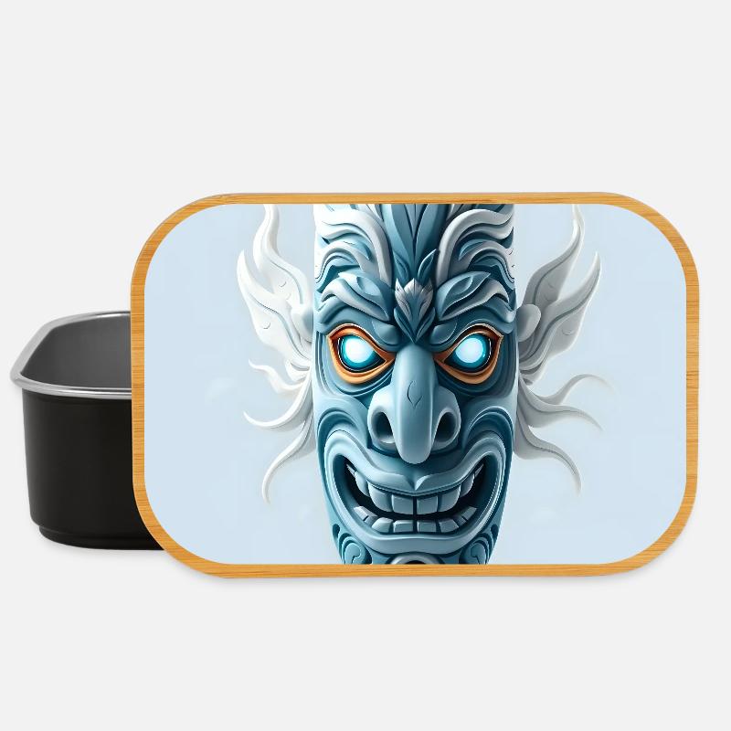 Air Tiki Maske - Lunch Box - Schwarz