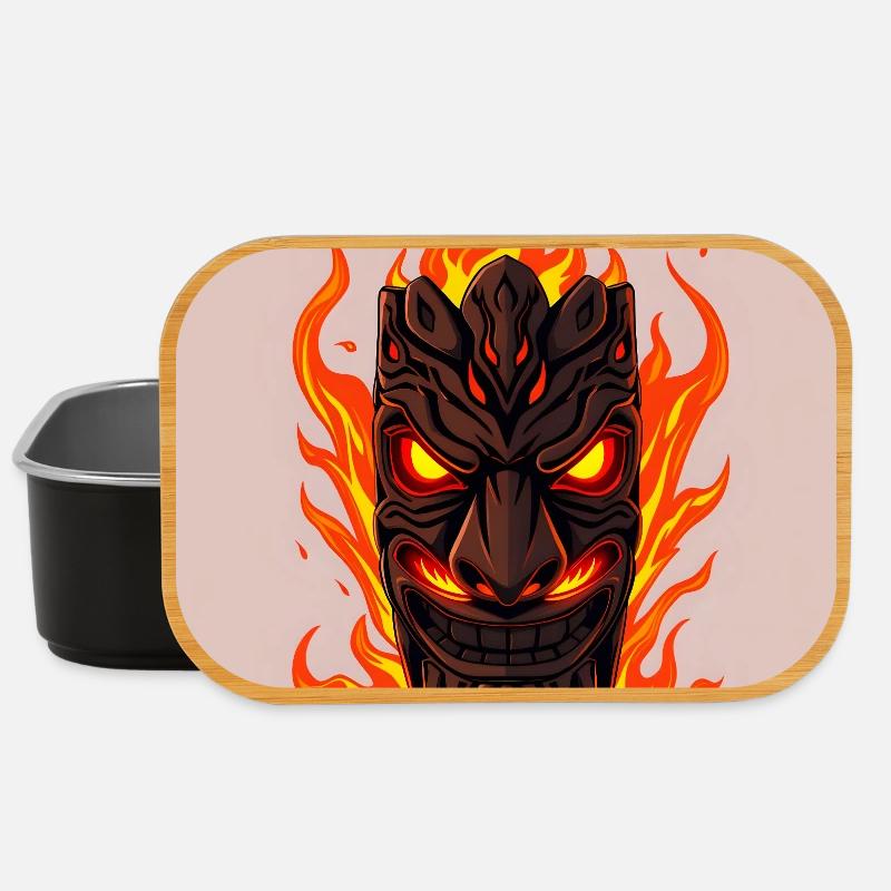 Masque tiki ardent - Boîte à goûter - noir