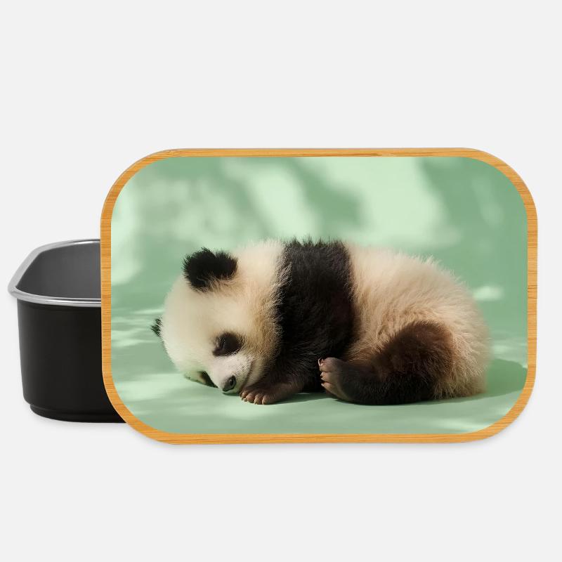 264 Pandas - Lunch Box - Schwarz