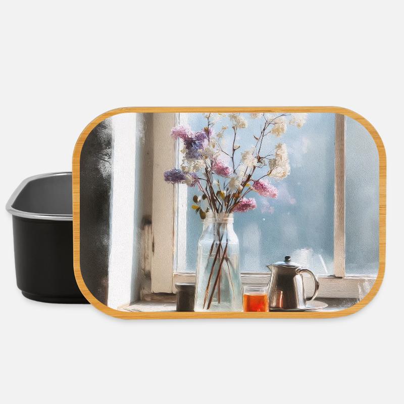 Serene tranquility - Lunch Box - black